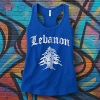 Lebanese Flag Of Lebanon Souvenir Women's Tank Top thumb 3