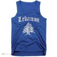 Lebanese Flag Of Lebanon Souvenir Tank Top thumb 0