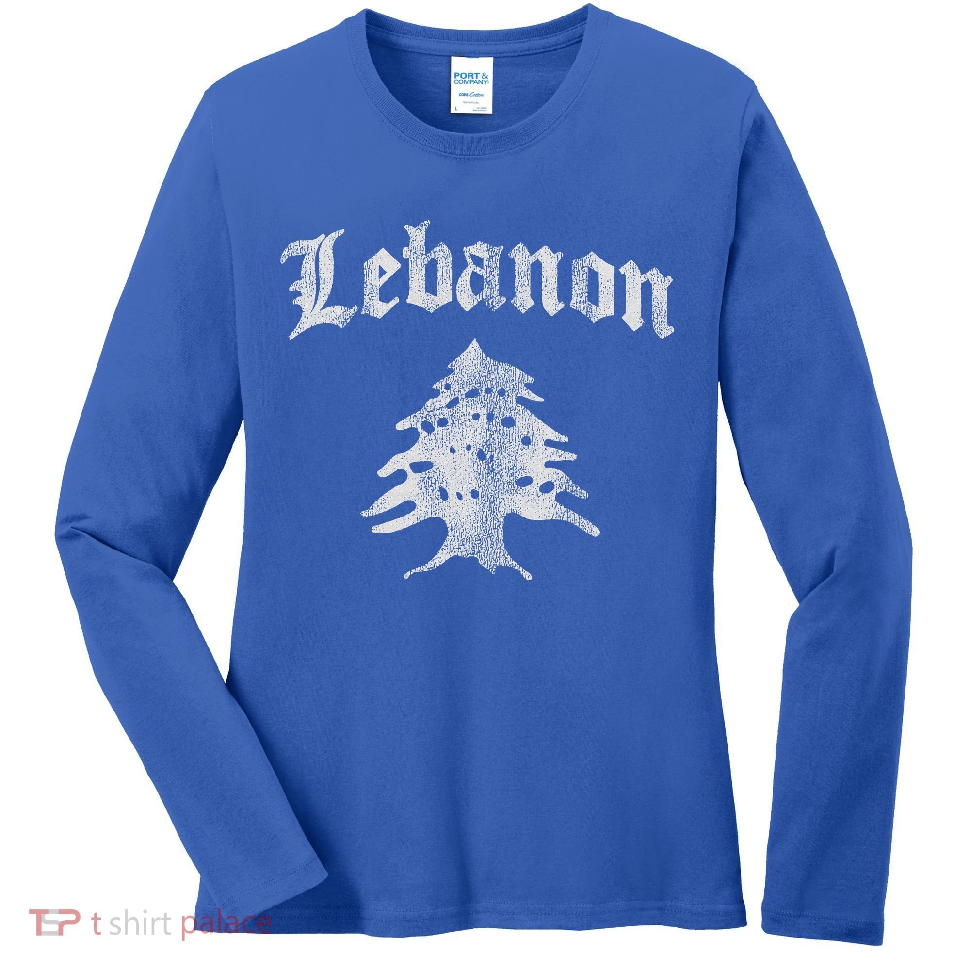 Lebanese Flag Of Lebanon Souvenir Women's Long Sleeve Shirt