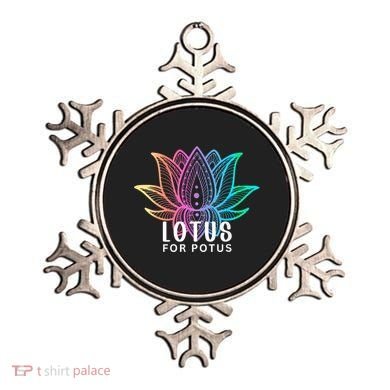 Lotus For Potus Kamala Harris Support Design Election 2024 Ornament