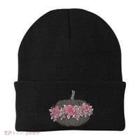 Lovely Flowered Pumpkin Beanie thumb 0