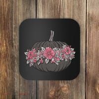 Lovely Flowered Pumpkin Coaster thumb 0