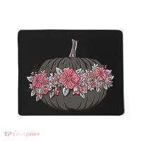 Lovely Flowered Pumpkin Mousepad thumb 0