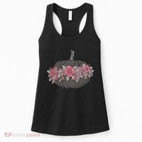 Lovely Flowered Pumpkin Women's Tank Top thumb 0