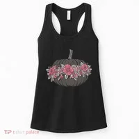 Lovely Flowered Pumpkin Women's Tank Top thumb 0