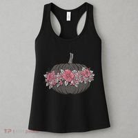 Lovely Flowered Pumpkin Women's Tank Top thumb 3