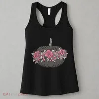 Lovely Flowered Pumpkin Women's Tank Top thumb 3