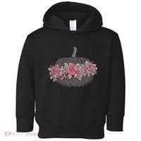 Lovely Flowered Pumpkin Toddler Hoodie thumb 0