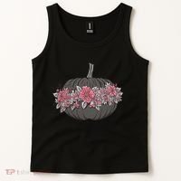 Lovely Flowered Pumpkin Tank Top thumb 2