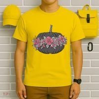 Lovely Flowered Pumpkin T-Shirt thumb 6