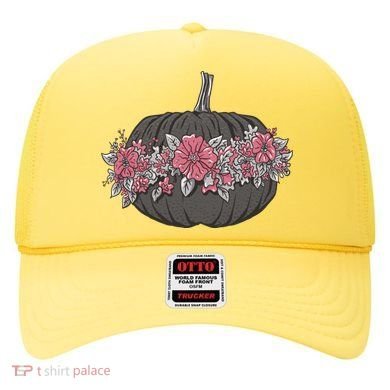 Lovely Flowered Pumpkin Hat
