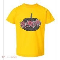 Lovely Flowered Pumpkin Toddler T-Shirt thumb 0