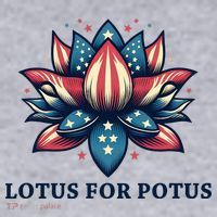 Lotus For Potus Usa Election Women's Sweatshirt thumb 2