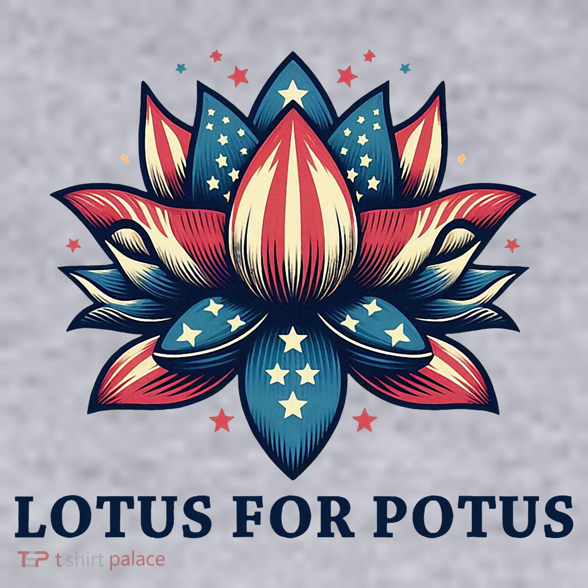Lotus For Potus Usa Election Women's Sweatshirt