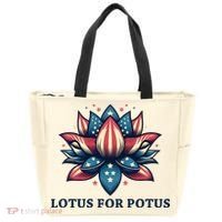 Lotus For Potus Usa Election Tote Bag thumb 0