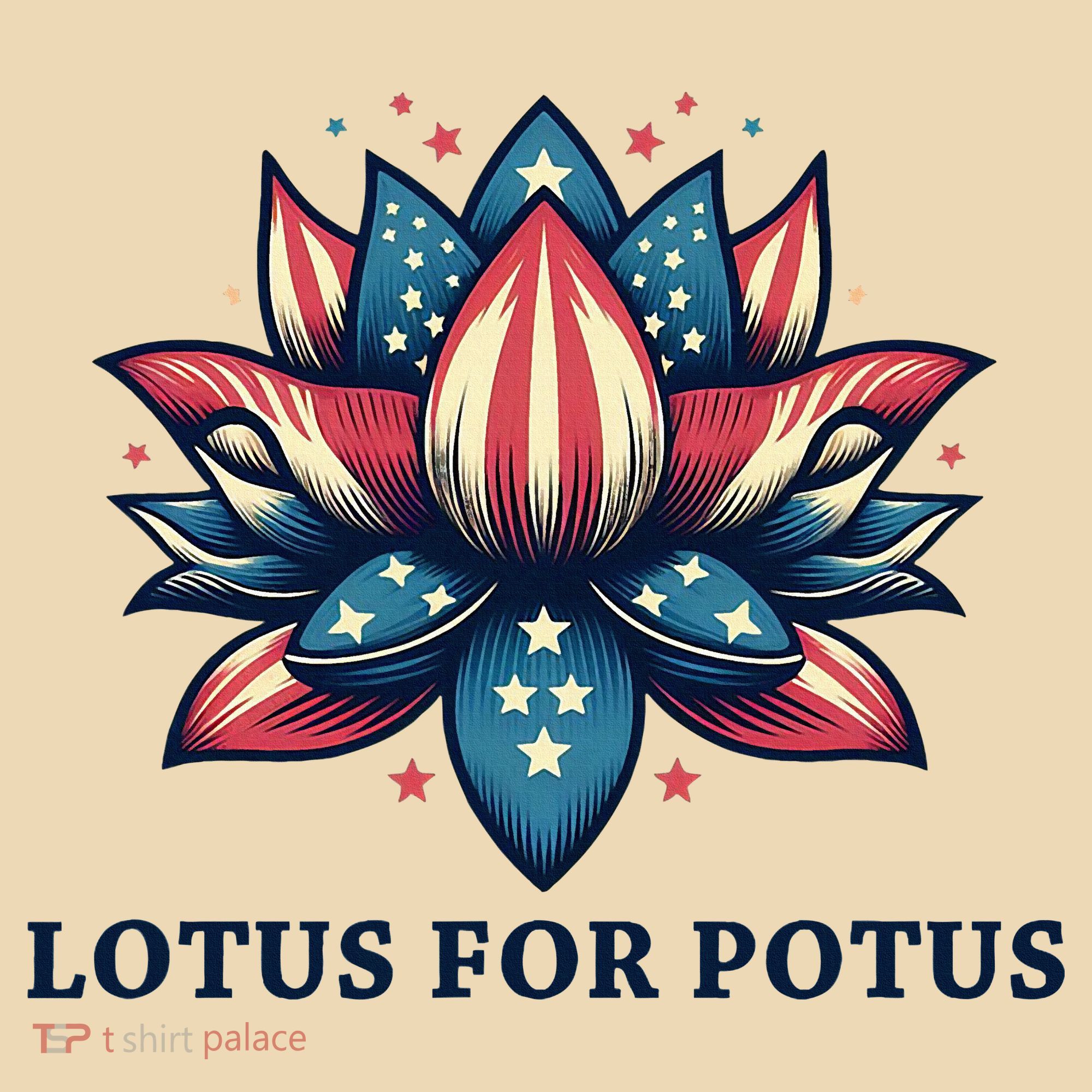 Lotus For Potus Usa Election Tote Bag