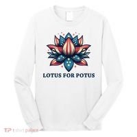 Lotus For Potus Usa Election Long Sleeve Shirt thumb 0