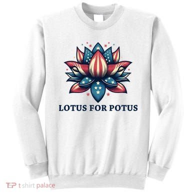 Lotus For Potus Usa Election Sweatshirt