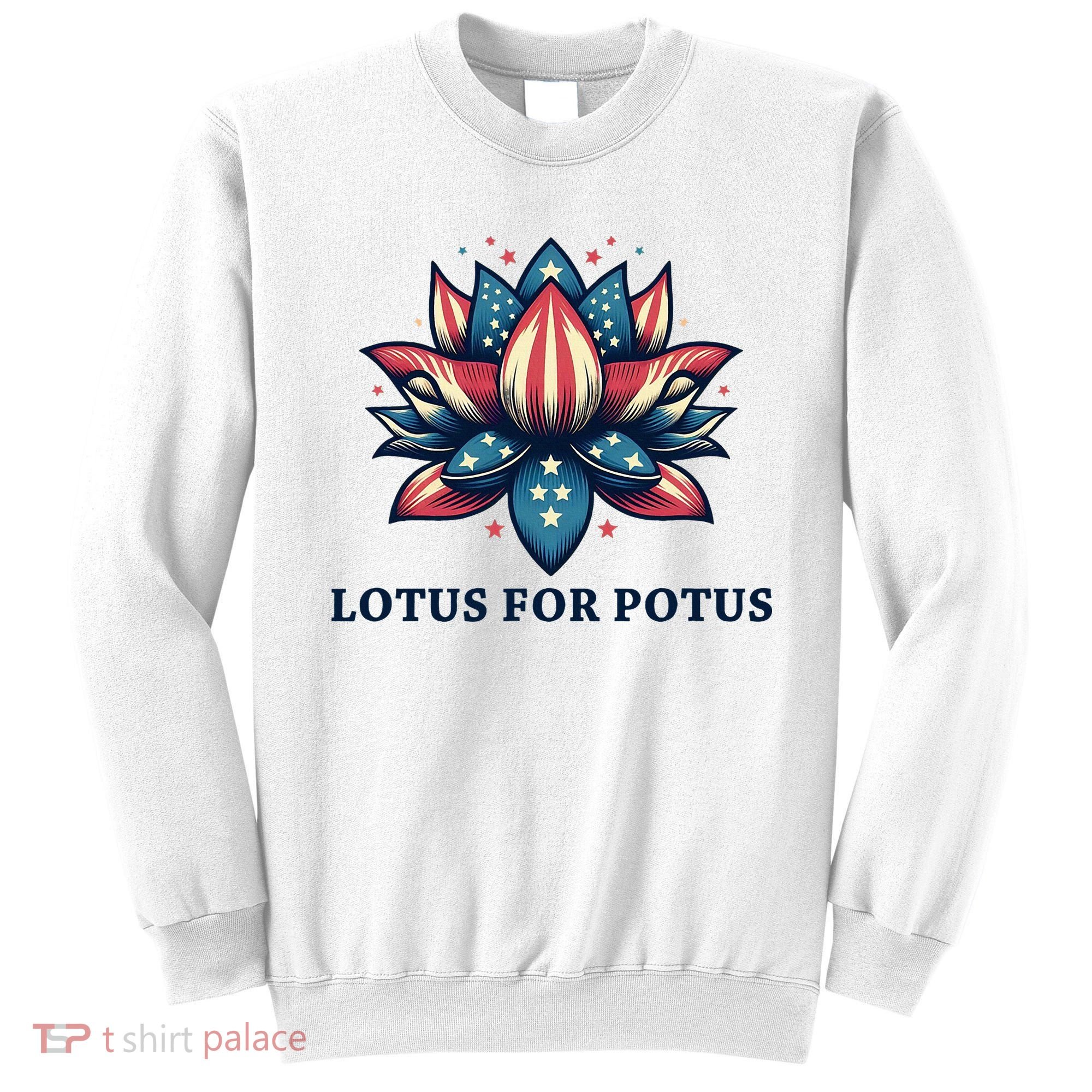 Lotus For Potus Usa Election Sweatshirt
