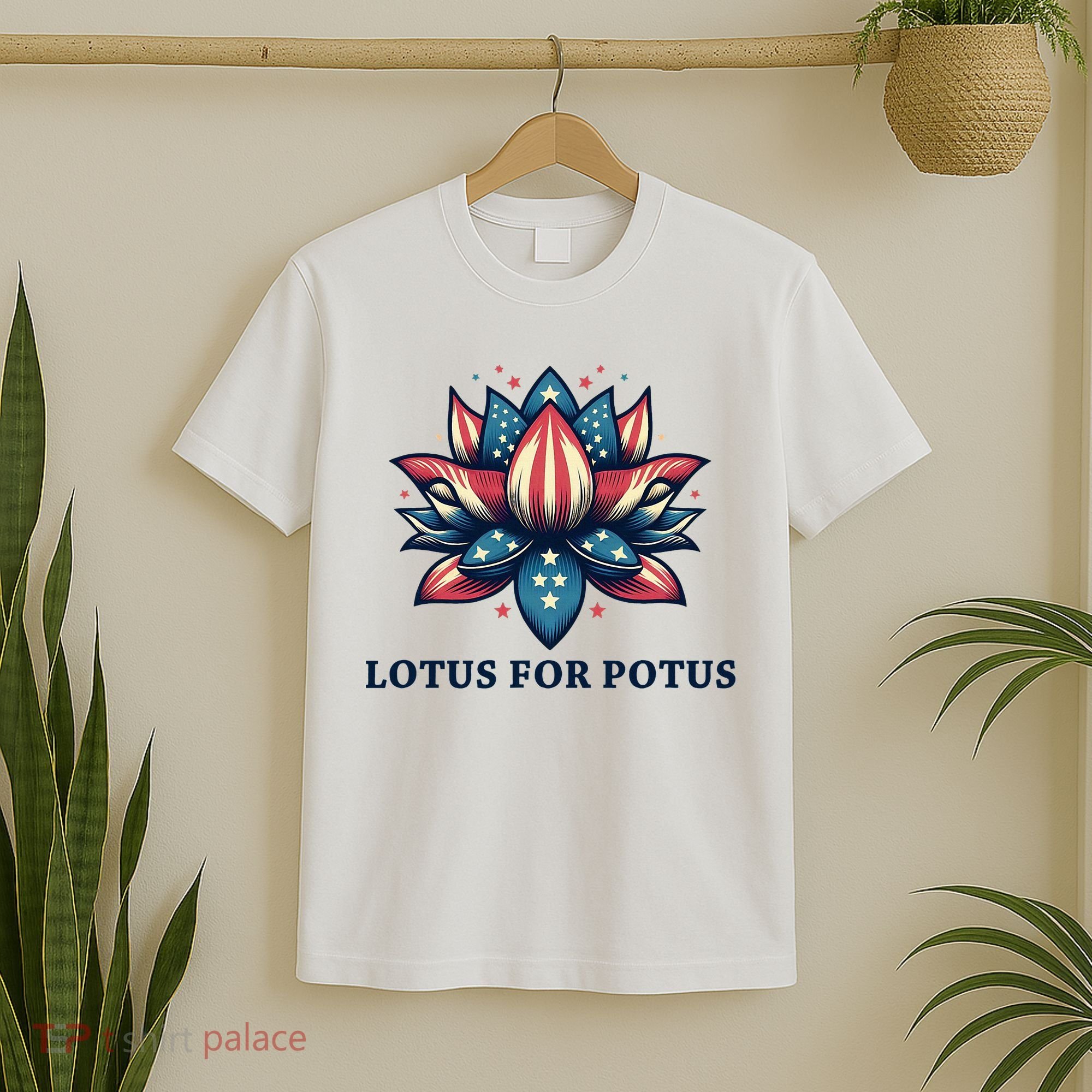 Lotus For Potus Usa Election T-Shirt