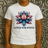Lotus For Potus Usa Election T-Shirt thumb 3