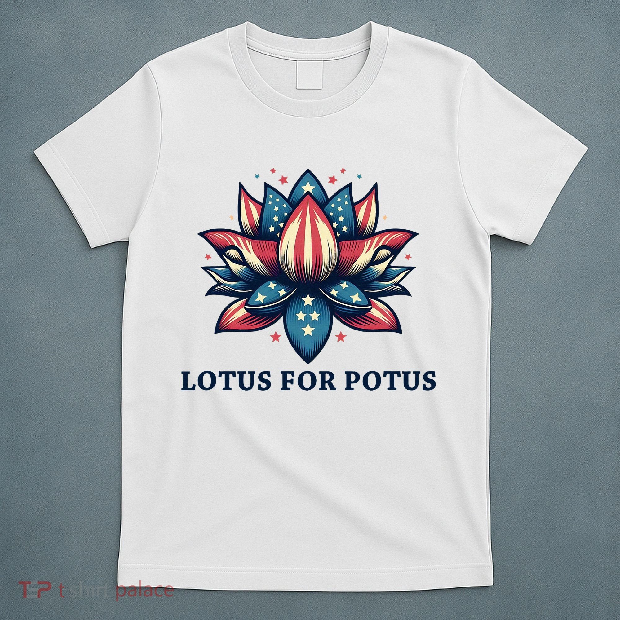 Lotus For Potus Usa Election T-Shirt