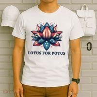 Lotus For Potus Usa Election T-Shirt thumb 6