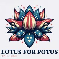 Lotus For Potus Usa Election Beanie thumb 2