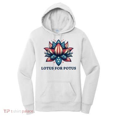 Lotus For Potus Usa Election Women's Hoodie
