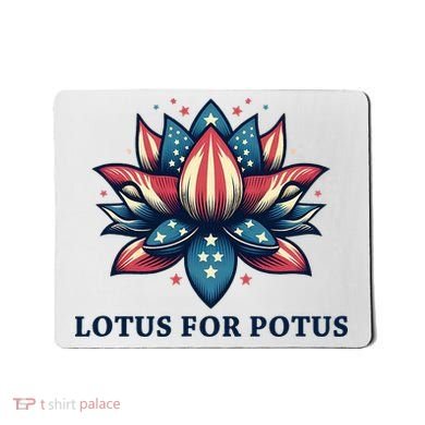 Lotus For Potus Usa Election Mousepad