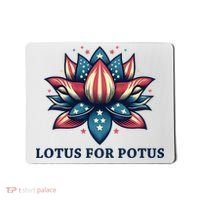 Lotus For Potus Usa Election Mousepad thumb 0