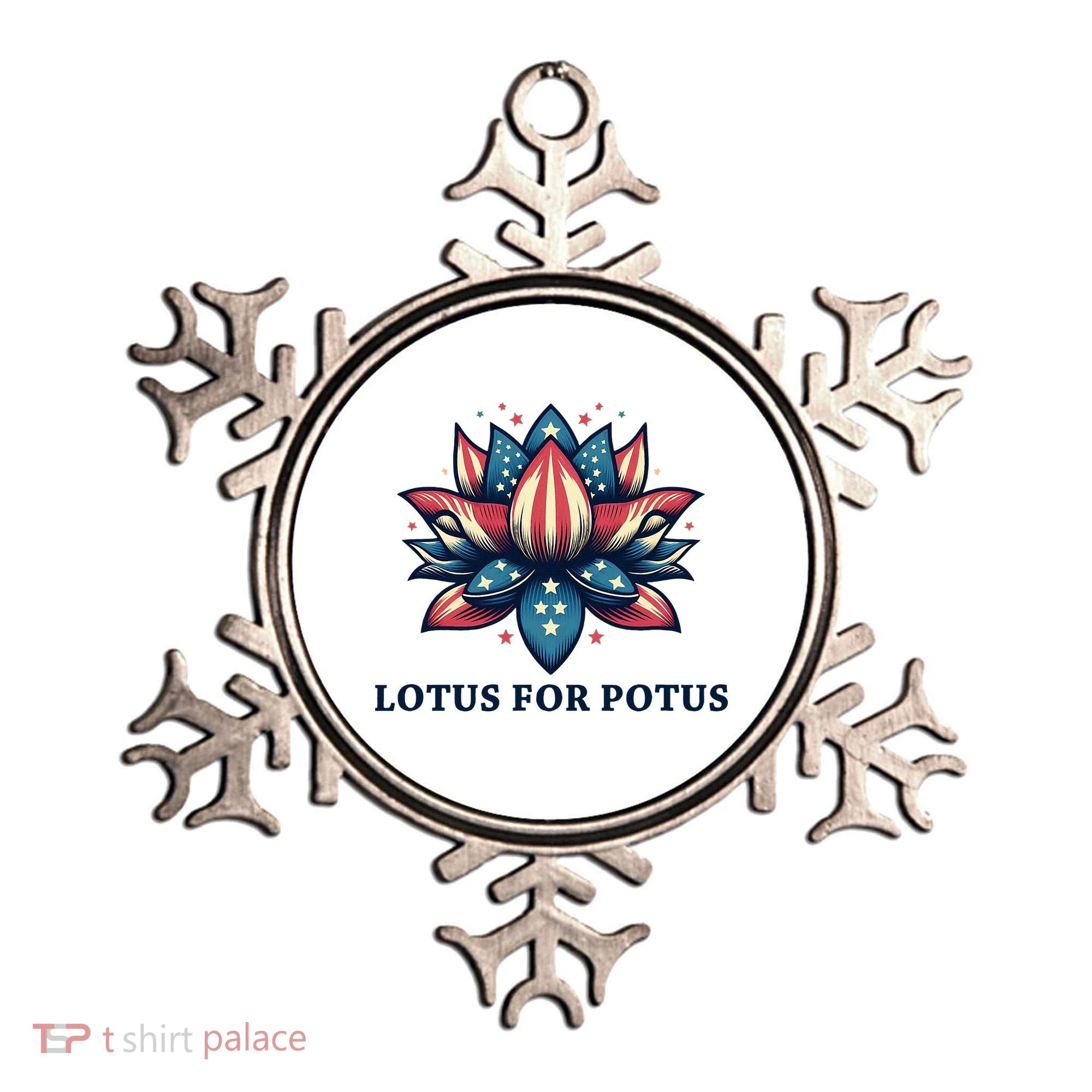 Lotus For Potus Usa Election Ornament