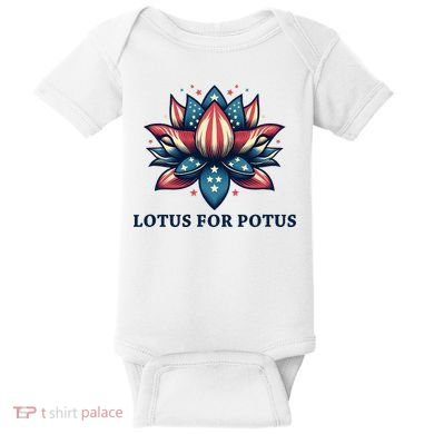 Lotus For Potus Usa Election Baby Bodysuit