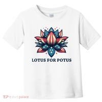 Lotus For Potus Usa Election Toddler T-Shirt thumb 0
