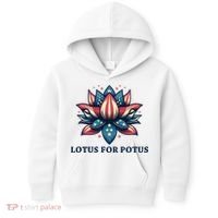 Lotus For Potus Usa Election Kids Hoodie thumb 0