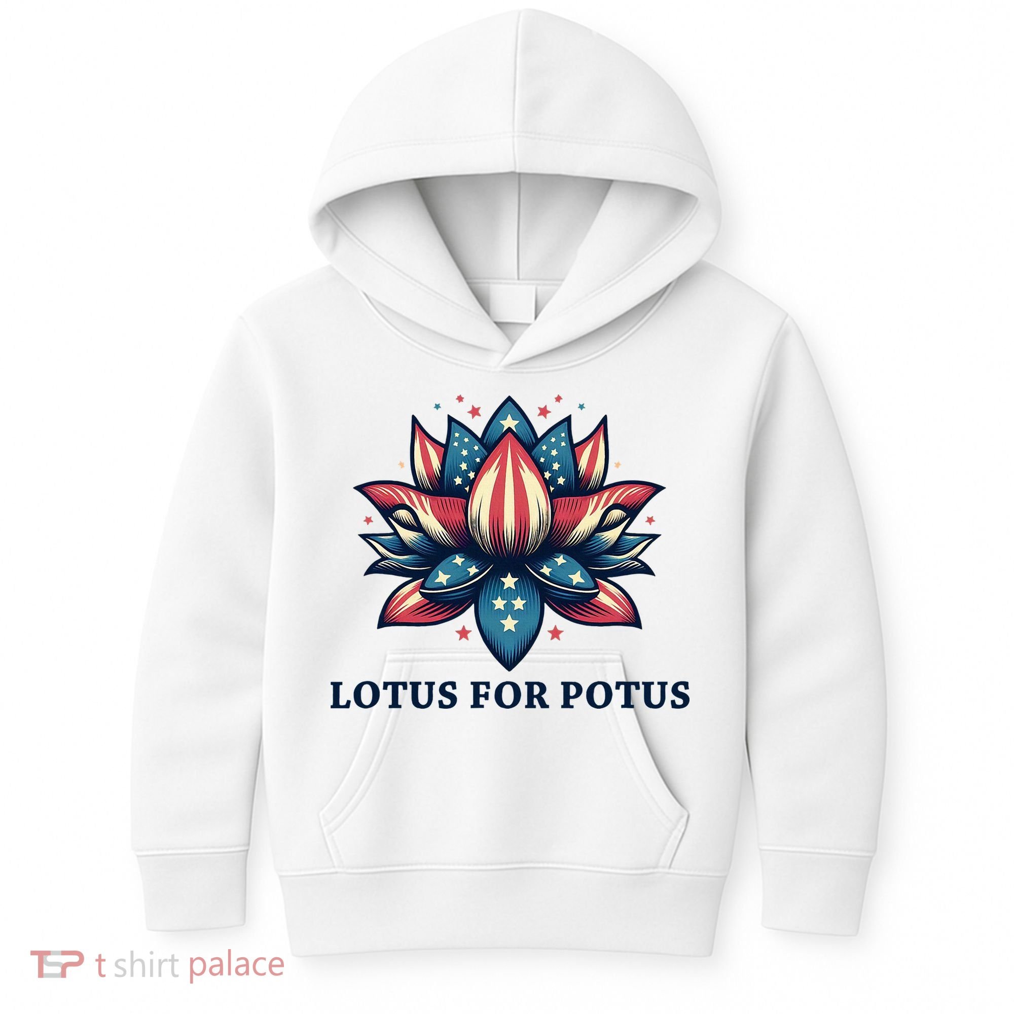 Lotus For Potus Usa Election Kids Hoodie