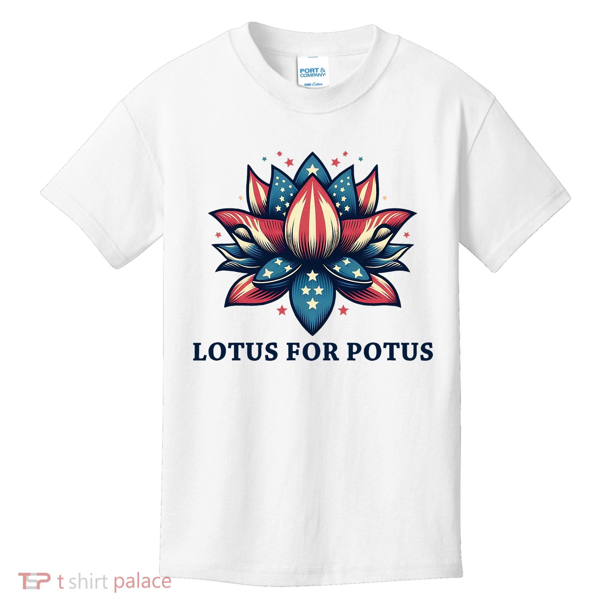 Lotus For Potus Usa Election Kids T-Shirt