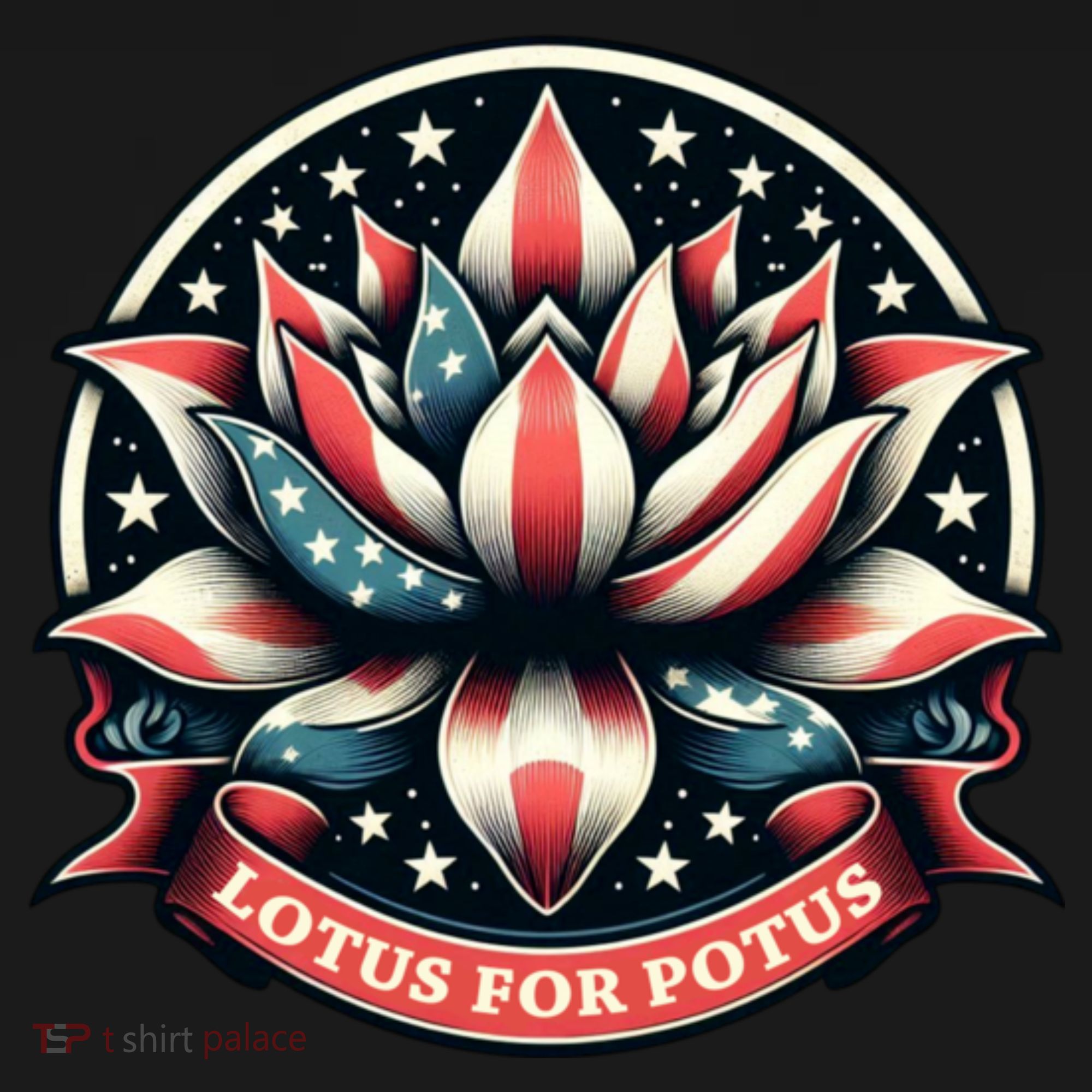 Lotus For Potus Usa Election Sweatshirt