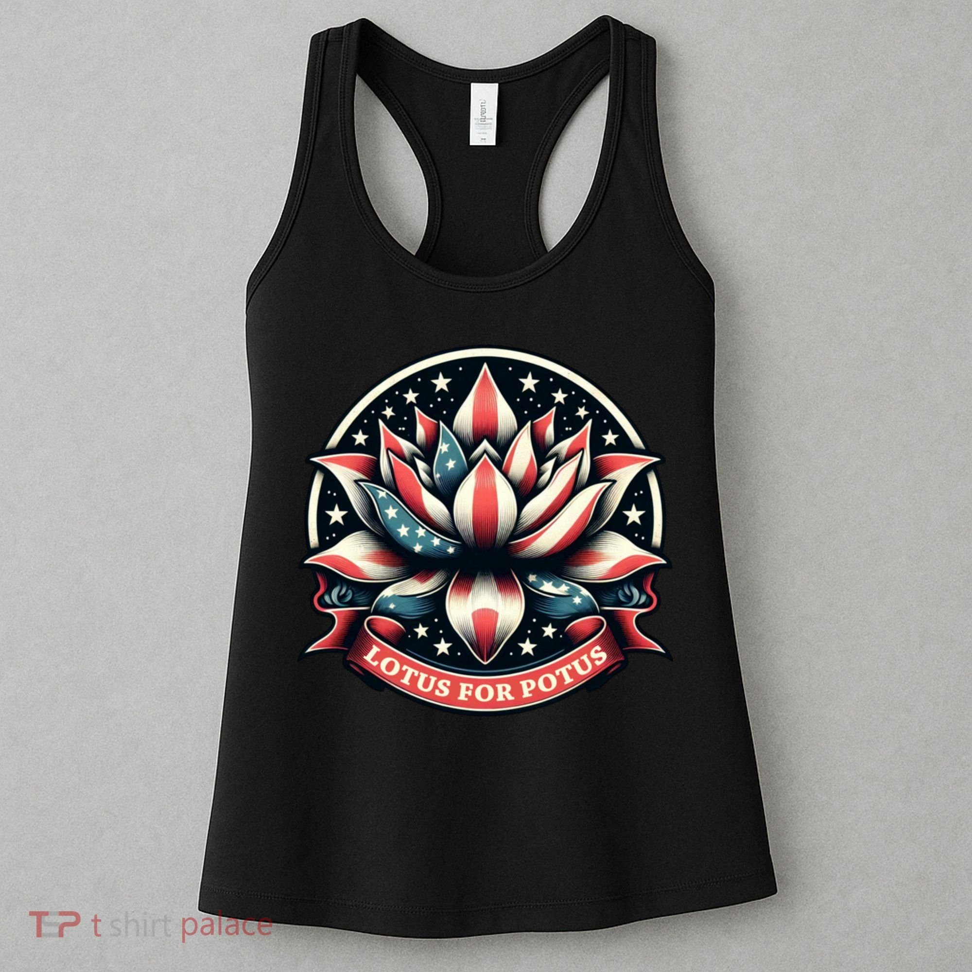 Lotus For Potus Usa Election Women's Tank Top