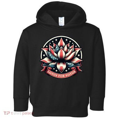 Lotus For Potus Usa Election Toddler Hoodie