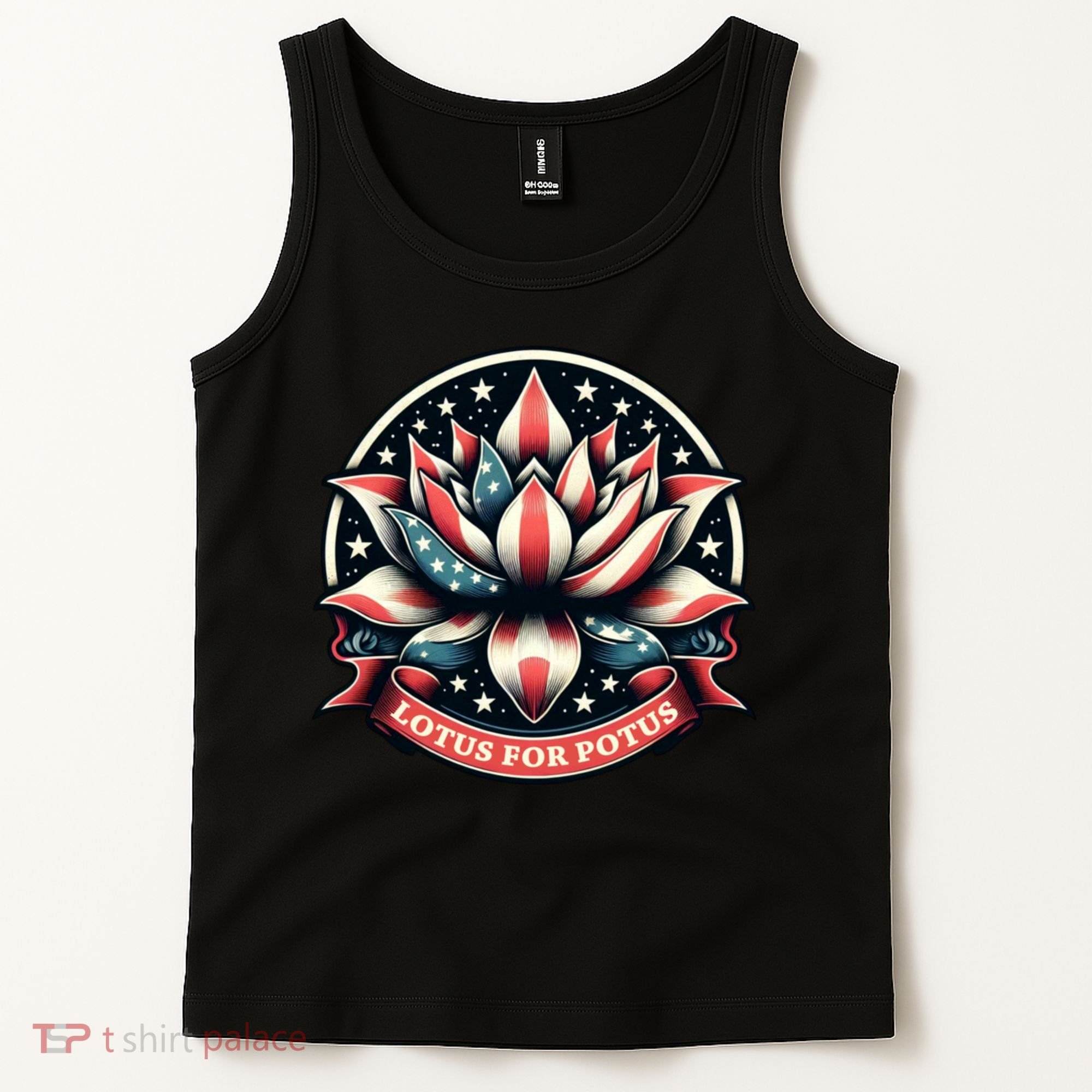 Lotus For Potus Usa Election Tank Top