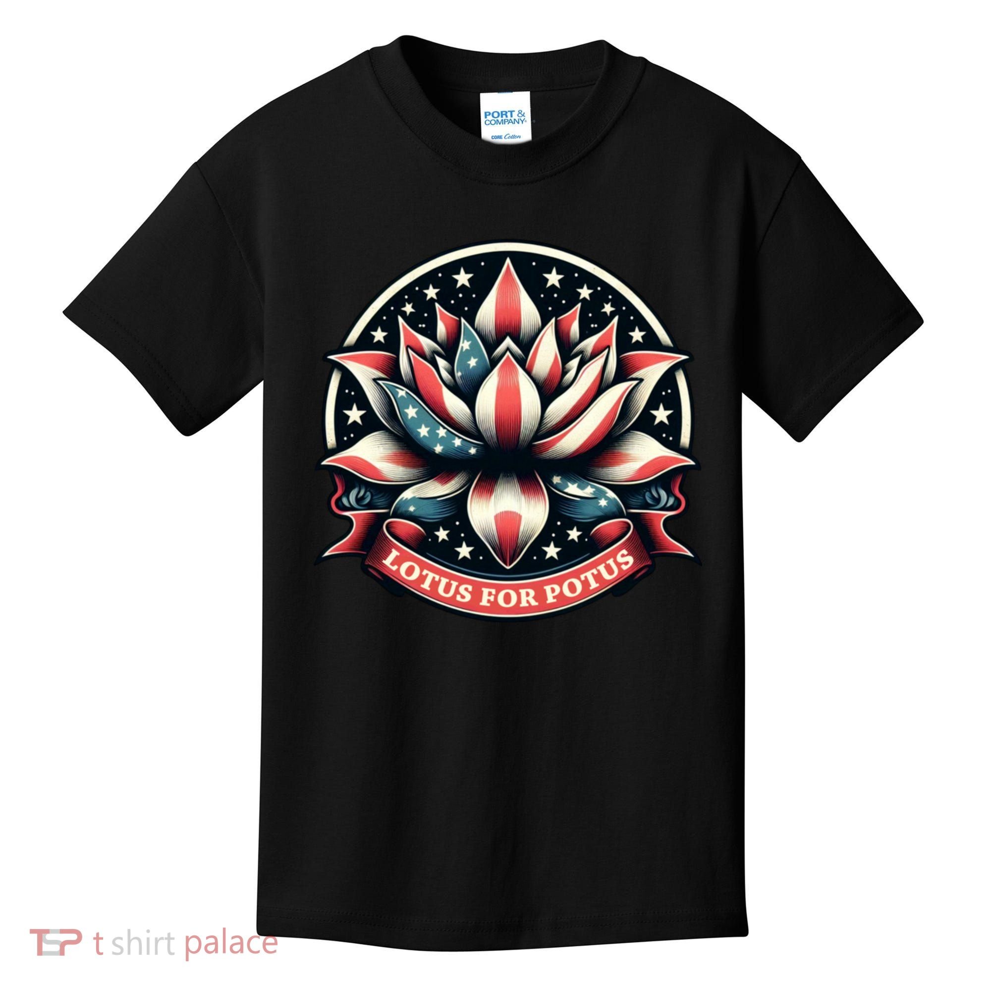 Lotus For Potus Usa Election Kids T-Shirt