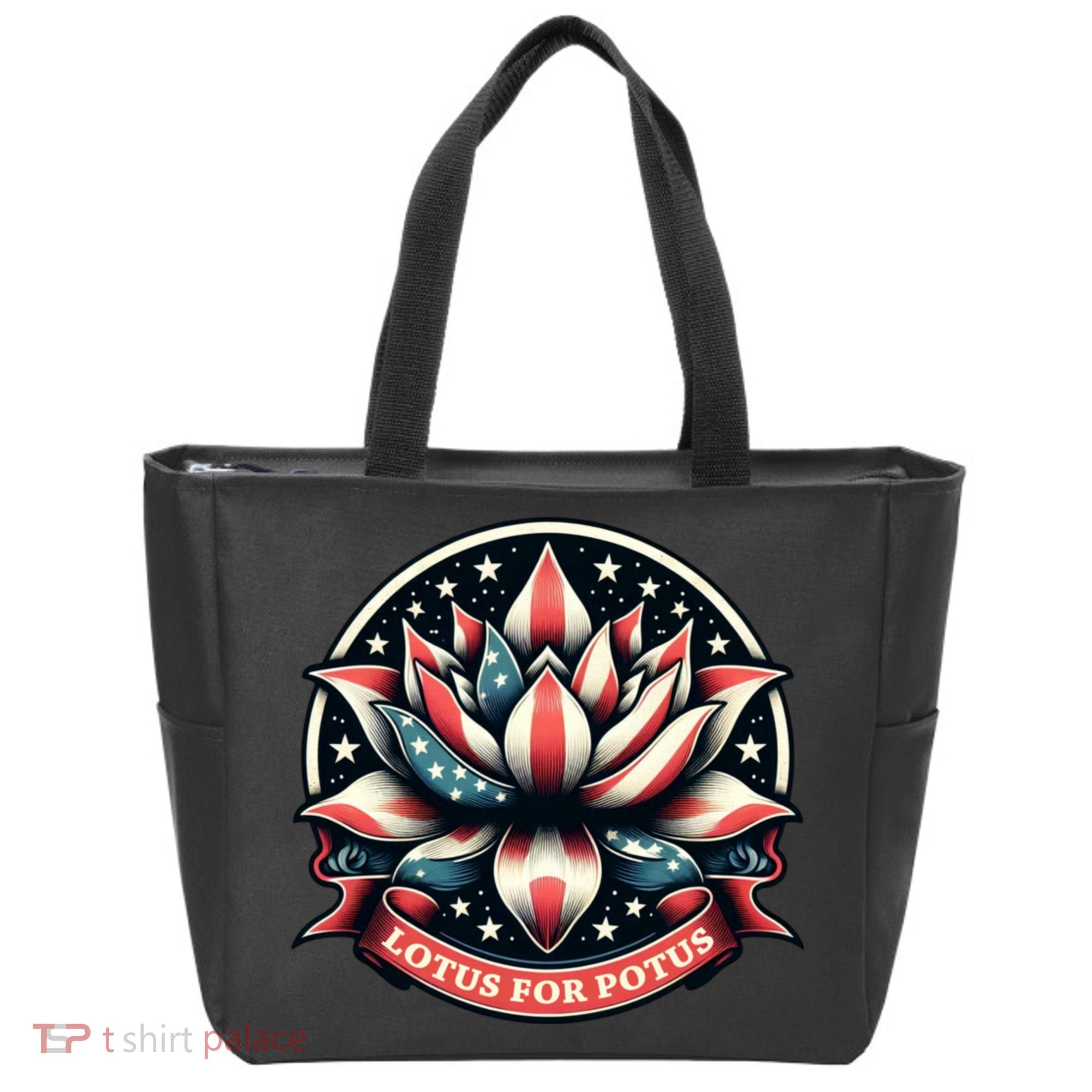 Lotus For Potus Usa Election Tote Bag