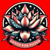 Lotus For Potus Usa Election Santa Hat thumb 1
