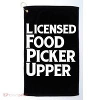 Licensed Food Picker Upper Golf Towel thumb 0