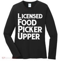 Licensed Food Picker Upper Women's Long Sleeve Shirt thumb 0