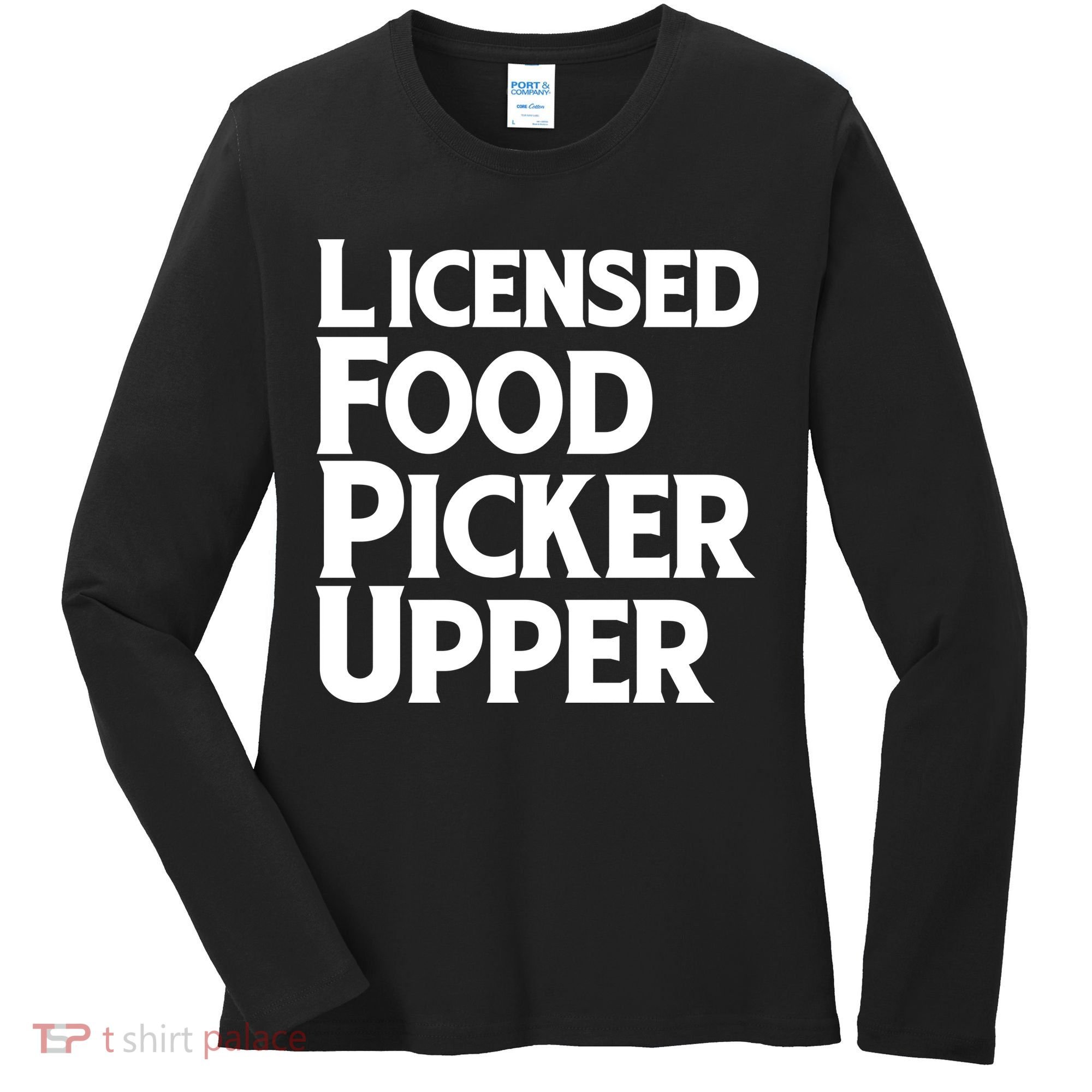 Licensed Food Picker Upper Women's Long Sleeve Shirt