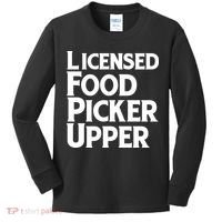 Licensed Food Picker Upper Kids Long Sleeve Shirt thumb 0