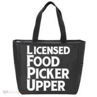 Licensed Food Picker Upper Tote Bag thumb 0