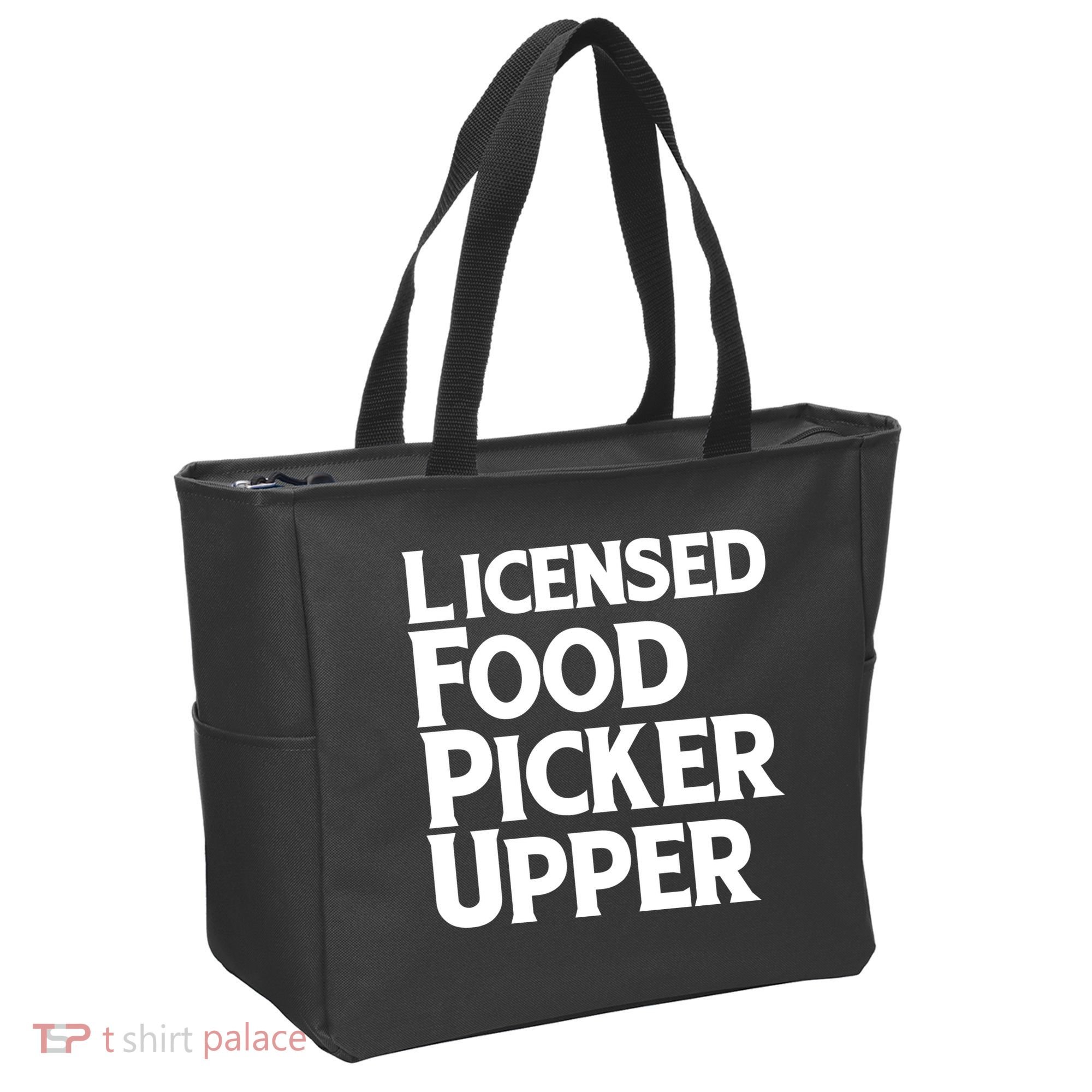 Licensed Food Picker Upper Tote Bag